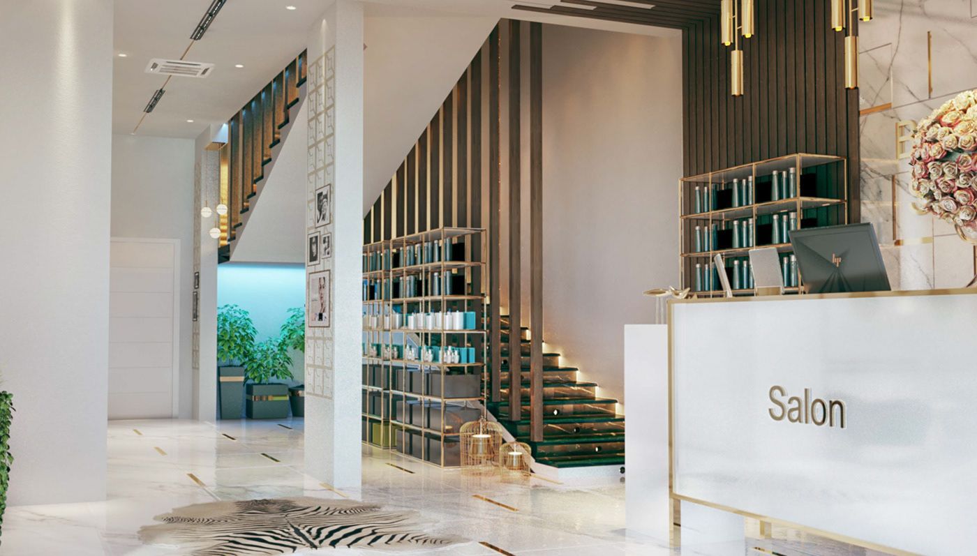 Beauty Salon Interior Fit-Out - Kiwaja Beauty, Mid Town, Dubai