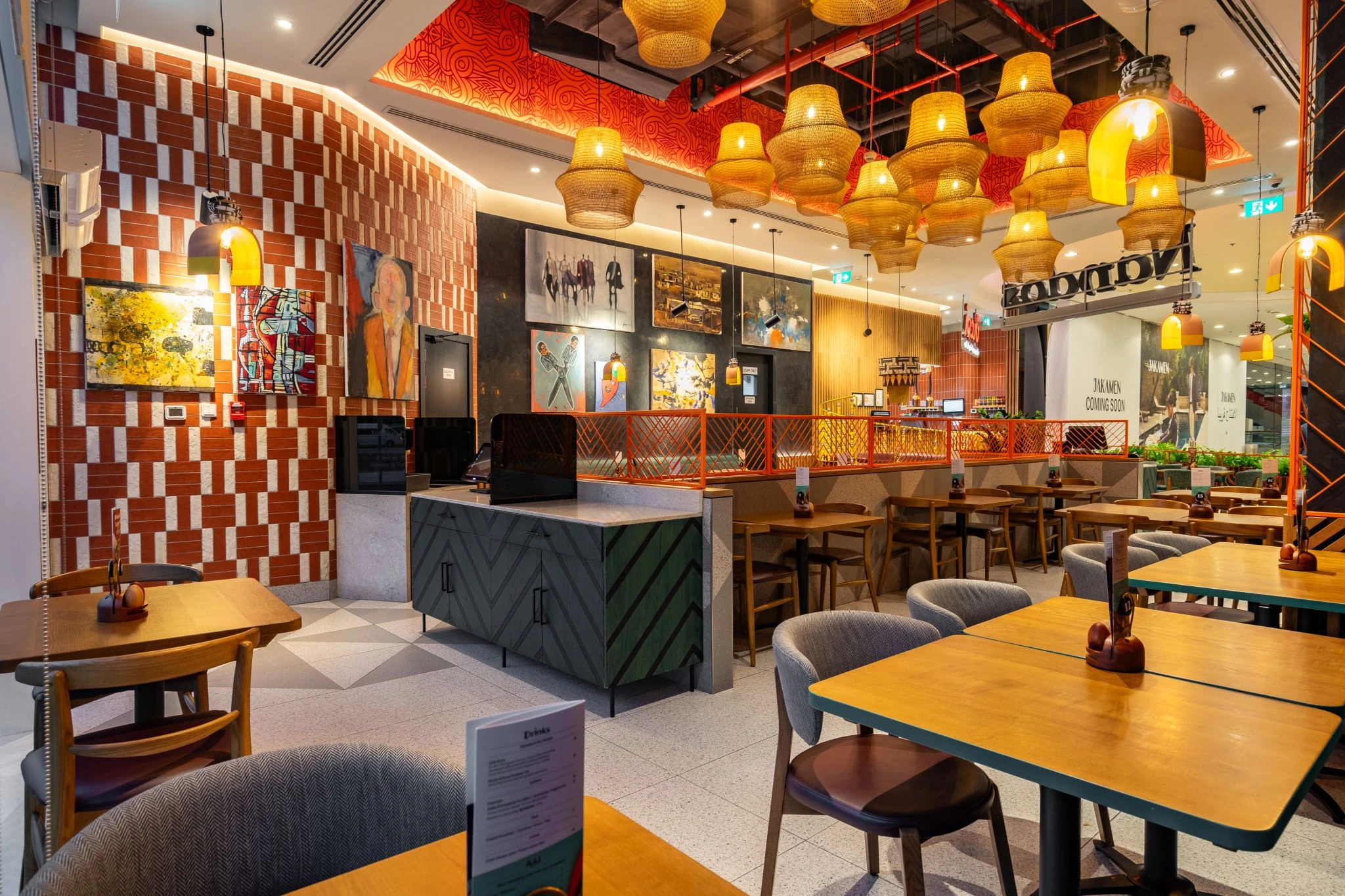 Nando's Restaurant - Restaurant Fit Out - Dubai, UAE