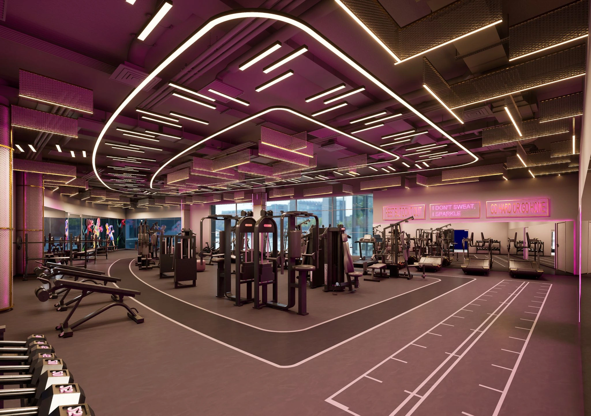 Mass Gym Fit Out - Downtown, Dubai, UAE